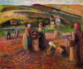 potato harvest 1893 Camille Pissarro